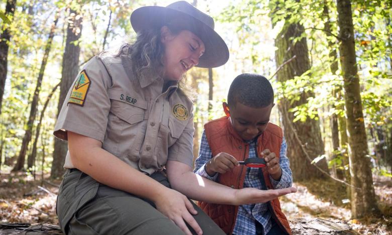 Up close with nature at Logoly State Park.  Photo by Will Newton. 